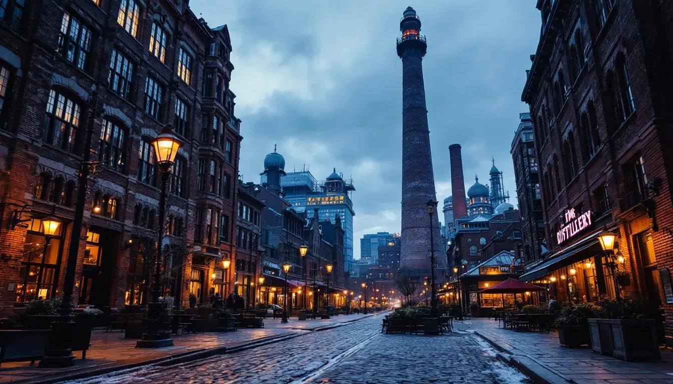 Distillery District - filming location in Canada
