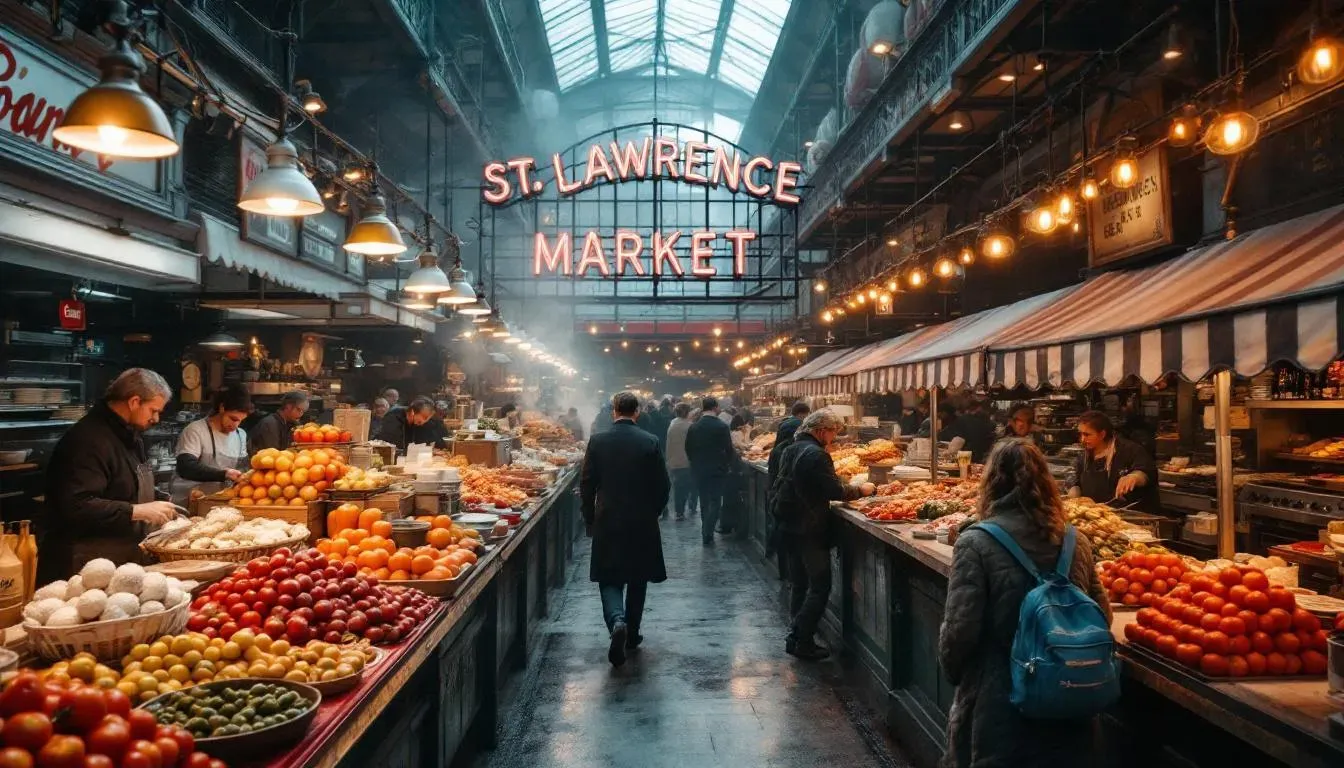 St Lawrence Market - filming location in Canada