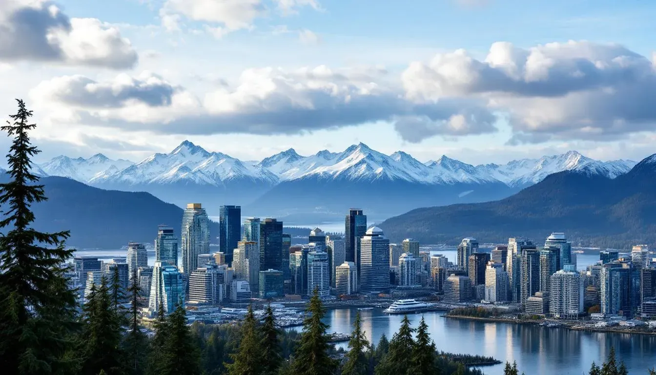 Vancouver Skyline - filming location in Canada