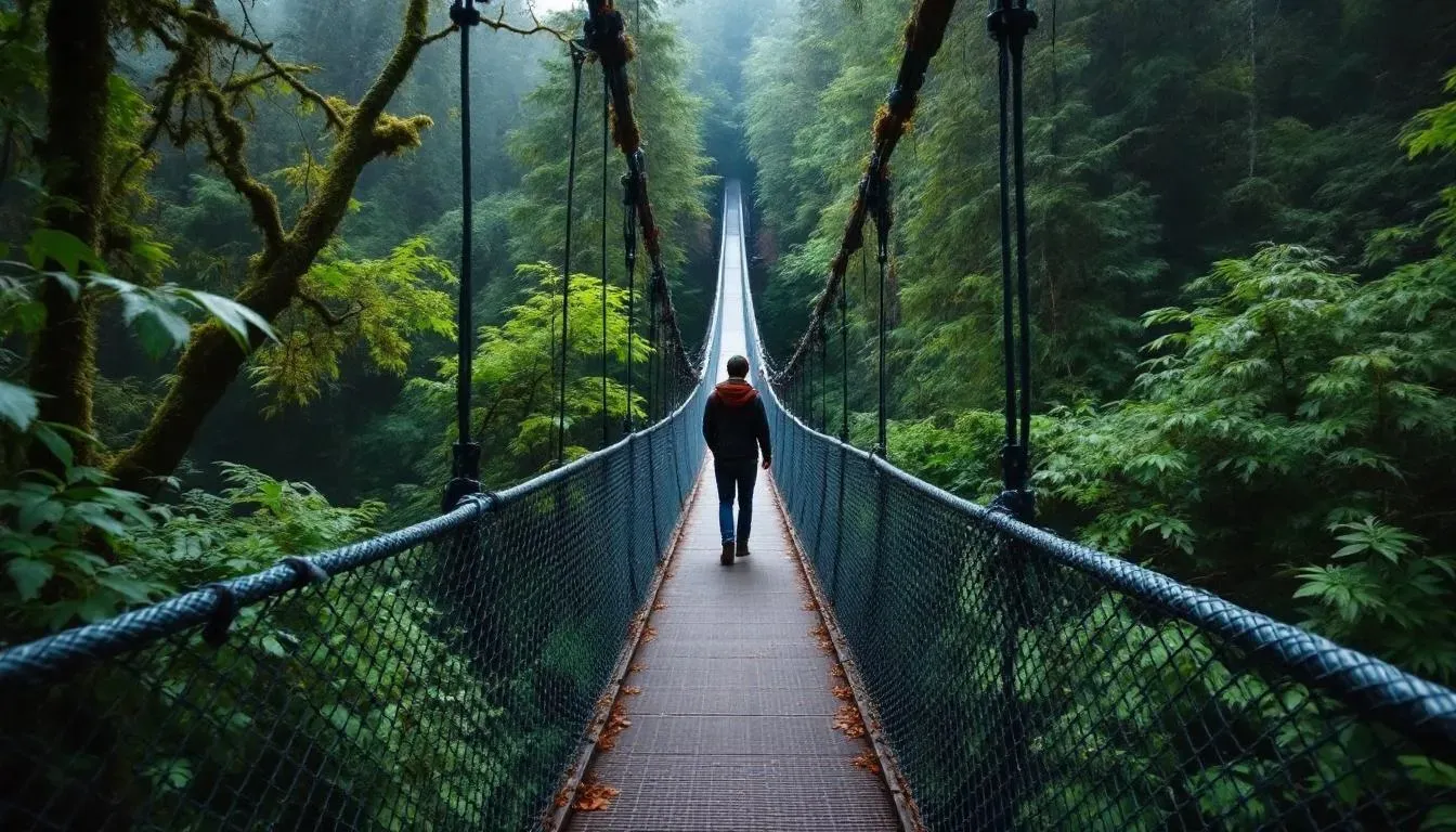 Capilano Bridge - filming location in Canada