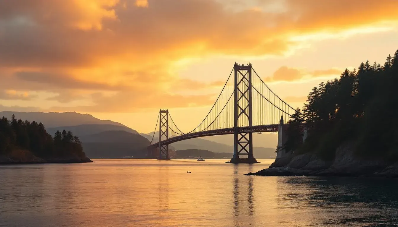Lions Gate Bridge - filming location in Canada
