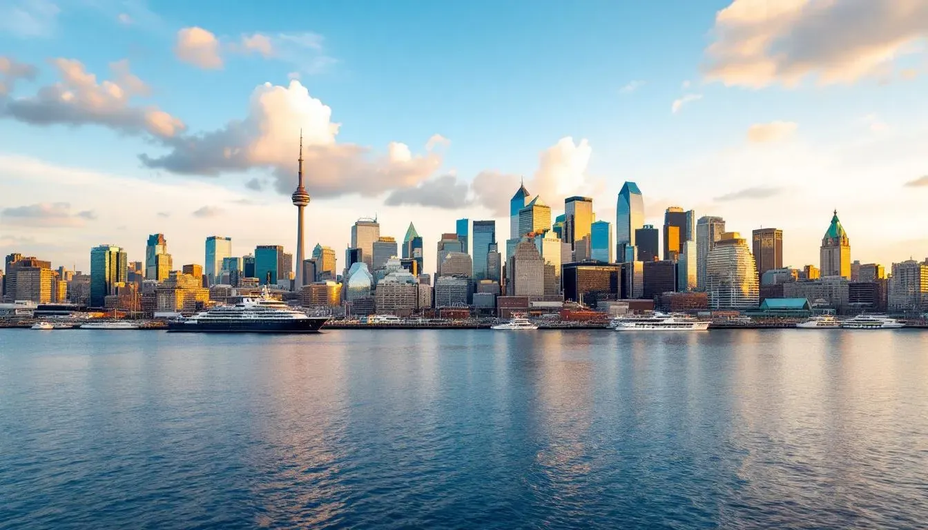 Montreal Skyline - filming location in Canada