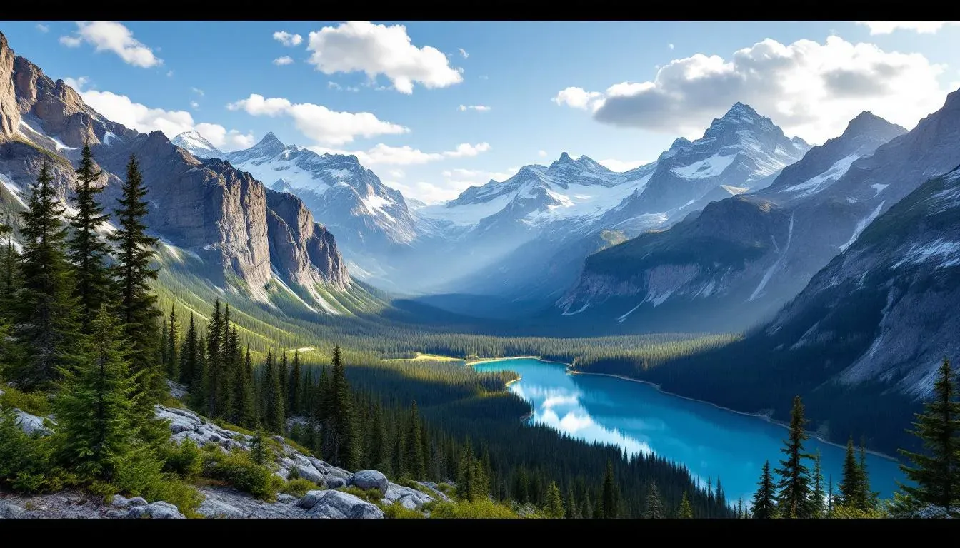 Banff Mountains - filming location in Canada